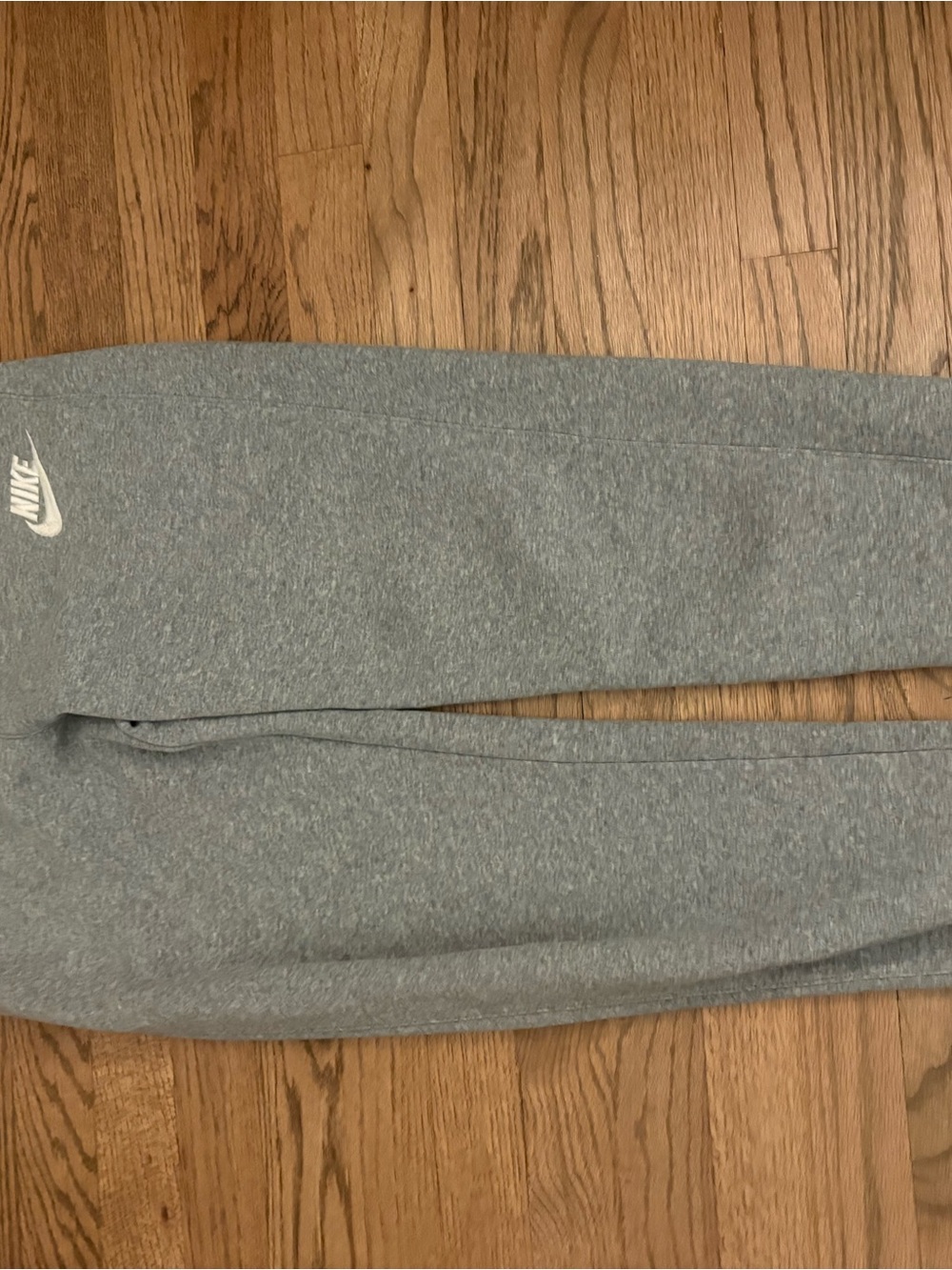 Nike Youth Heather Gray Jogger Sweatpants Youth XL Cuffed
